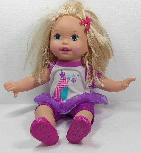 Mattel Little Mommy Talk with Me Repeating Doll Works Great New Batteries 2011