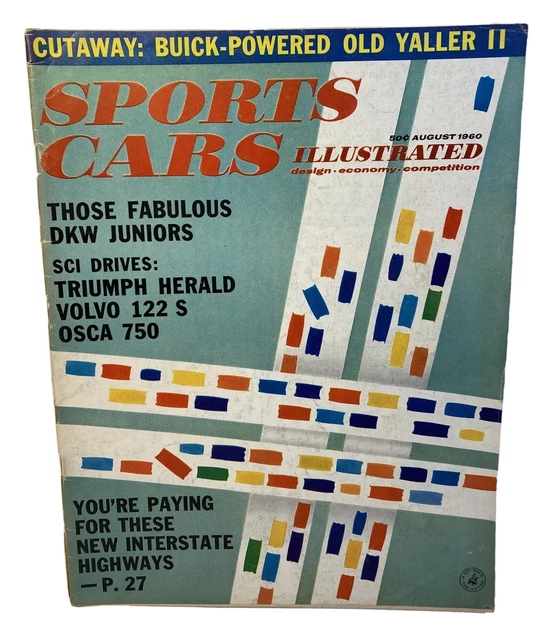 Sports Cars Illustrated Magazine Aug 1960 Issue Vol 6 No 2 Highways Triumph OSCA