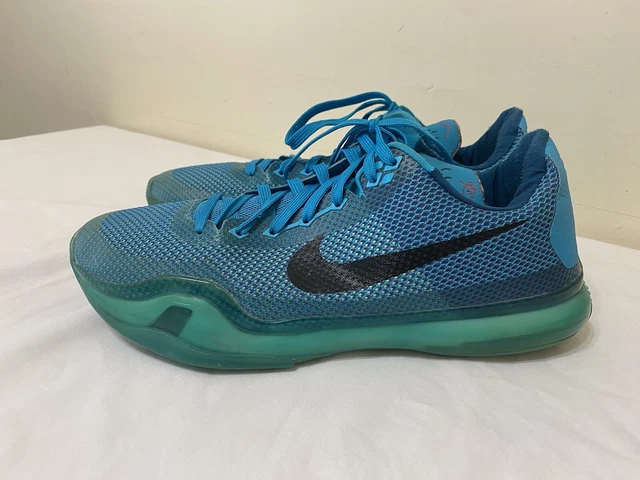 Nike Kobe X 5 Am Flight Mens Size 10 Basketball Shoes Blue Lagoon Sneakers  $249.99 - Picclick