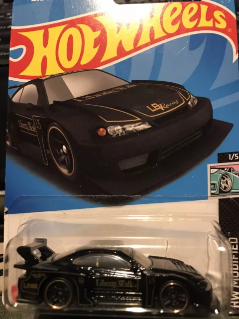 Hot Wheels Liberty Walk LB Super Silhouette Nissan Silvia (S15) 17/250 Black New