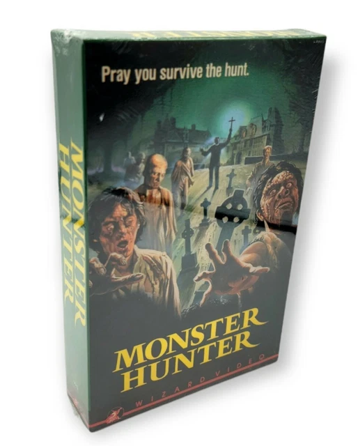 WIZARD VIDEO BIG Box Monster Hunter VHS Tape Movie ReRelease Collectible RARE £41.18 PicClick UK