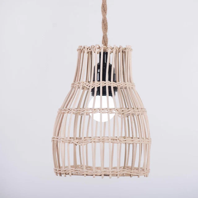 Paralume Quadrato In Lino E27 - Design Moderno Per Lampade Da Tavolo E Sospensione - Foto 3