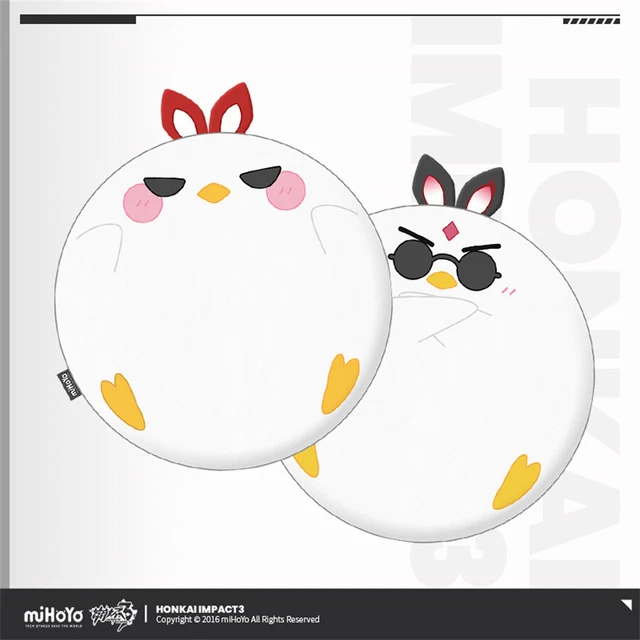 OFFICIAL HONKAI IMPACT 3 FuHua Plush Cushion Anime Fu Hua Round Chair