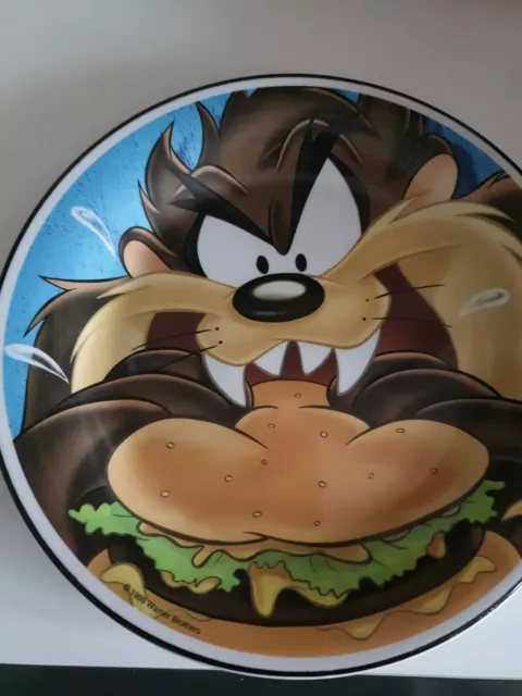 Warner Bros.1998 Looney Tunes Taz Tasmanian Devil Plate