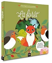 KALOO Livre Imagier Animaux De La Forêt + Mini Doudou Renard - Livre D'Éveil Dès La Naissance