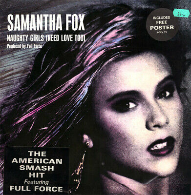Samantha Fox ‎– Naughty Girls (Need Love Too) 12" Vinyl Maxisingle PINK VINYL