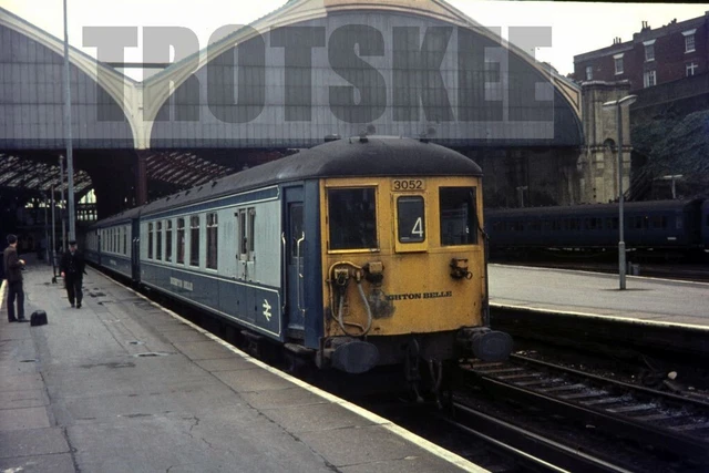 35MM SLIDE BR British Rail Electric EMU 5BEL 3052 Brighton Belle ...