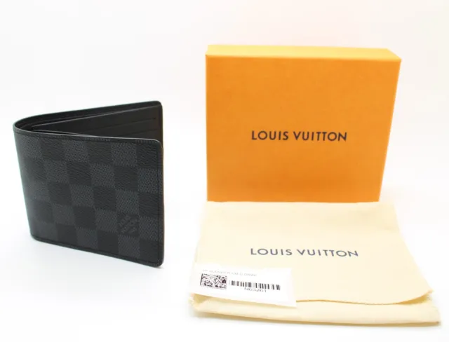 Louis Vuitton LV M62294 Slender 經典花紋雙折短夾.黑全新現貨, 露天市集
