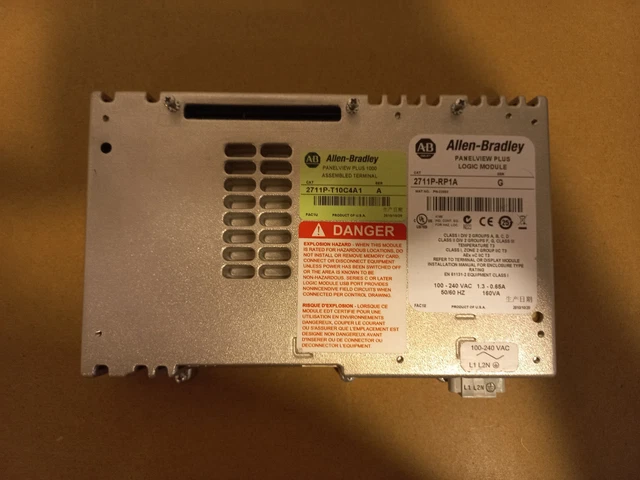 Allen-Bradley 2711P-RP1A SER. MODULO LOGICO G (USATO).