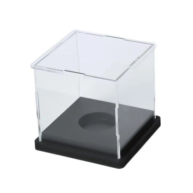 Vitrine de balle de golf acrylique transparente carrée en gros pour création de bijoux