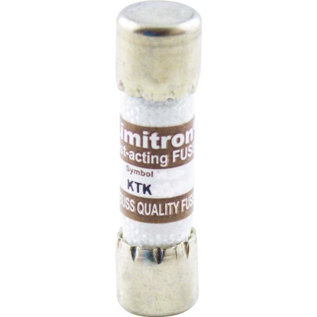 Micro-fusible Bussmann by Eaton KTK 0.75 A (Ø x L) 10.3 mm x 38 mm 0.75 A 600 V
