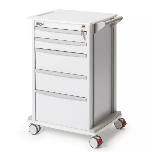 Medical Supply Storage Cart with 5" Casters - 24.25"W x 19"L x 36.75"H  1 EA