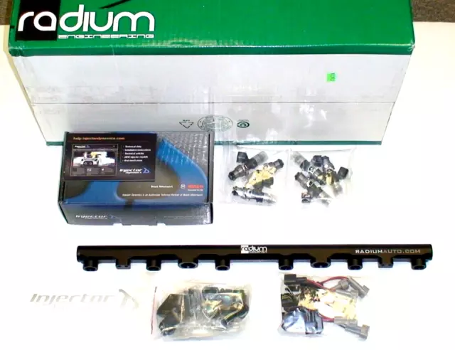 ID1300 1335cc injectors / Radium fuel rail kit 1993-98 Supra turbo 3.0 2JZ-GTE
