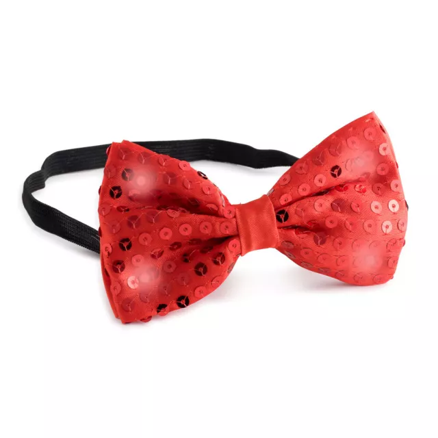 Dress Up America Sequin Bow Tie with LED Flashing Lights - Beautiful Dress Up