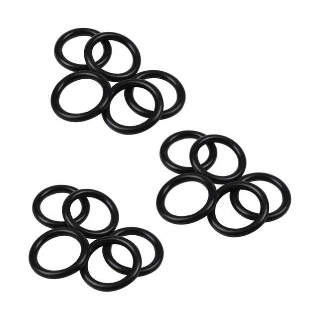 15 pezzi 35 mm x 5 mm gomma o olio guarnizione scorrevole nero S9A7