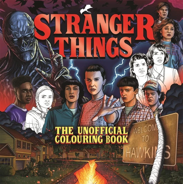 Libro Stranger Things STRANGER THINGS: THE No Oficial Libro para Colorear Por Igloo Libros ...