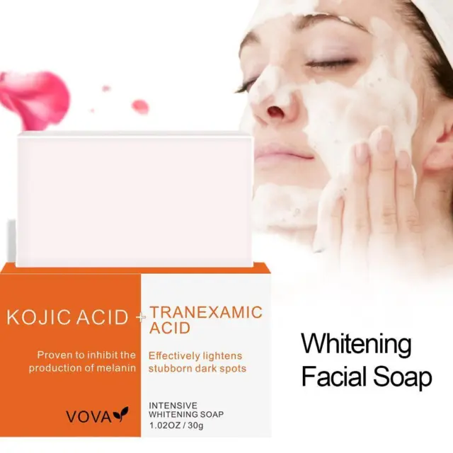 30g Kojic Acid Soap Dark Black Skin Lightening Soap Nice Bleaching S Body F8K3