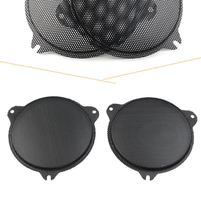 1 pz griglie altoparlanti rete anteriore nera per Harley Electra Glide 2014-18