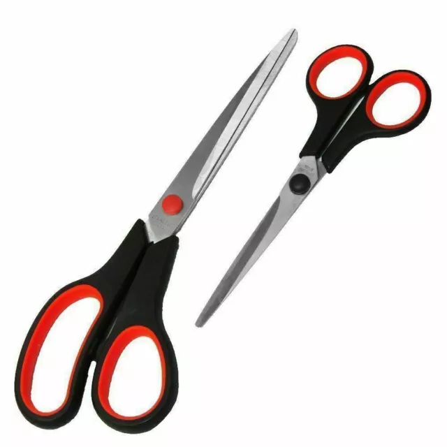 Kitchen Scissors Stainless Steel Household Scissor Set Soft Grip Office