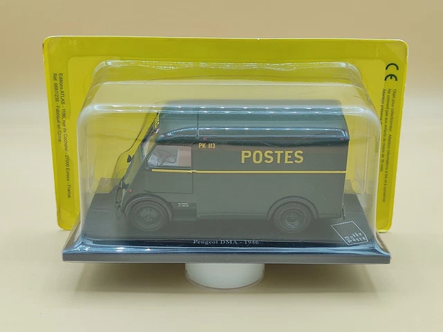 1/43 Peugeot DMA 1946 Vert "La Poste" UH Universal Hobbies Atlas
