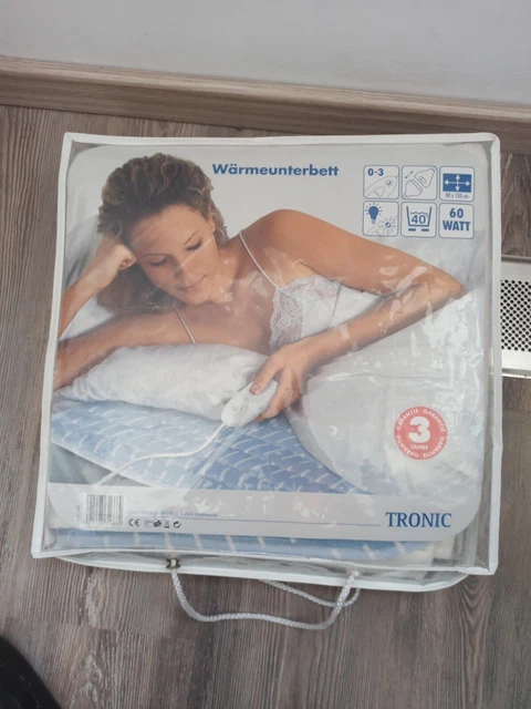 Wärme-Unterbett Heizdecke 150 x 80 cm TRONIC - unbenutzt