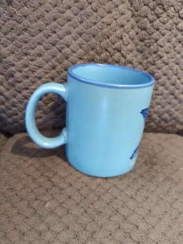 Blue Pirana Joe Nassau Bahamas Piranha Coffee Tea Mug Cup about 8 oz rare