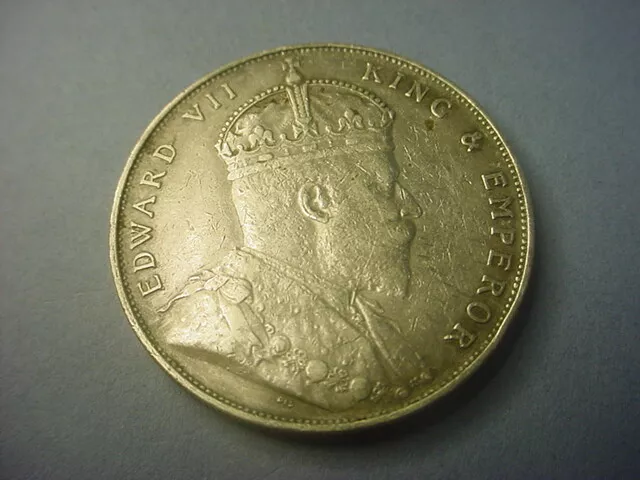 Malaysia Straits Settlements 1907 Dollar #74208 Malaysia Straits Settlements 1907 Dollar #74208