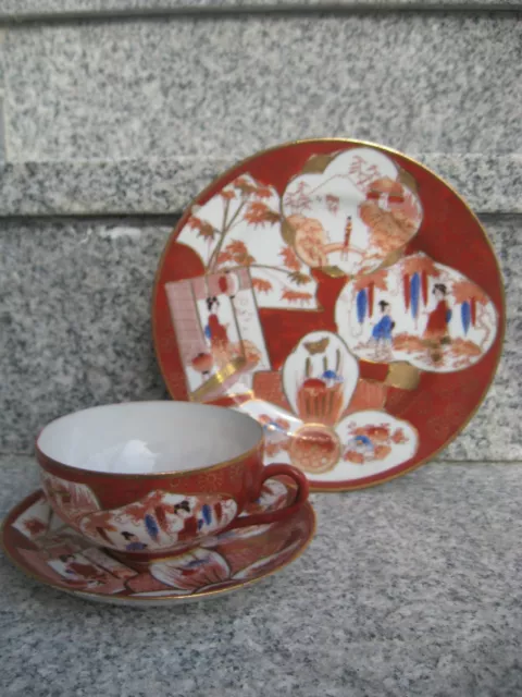 SERVICE à THE 4 PERSONNES PORCELAINE JAPONAISE 3