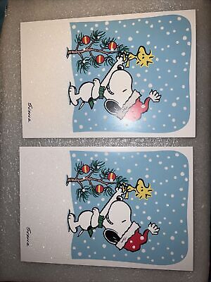 Hallmark 3D Adorable Glitter “Snoopy” Christmas Cards (Set of 2)