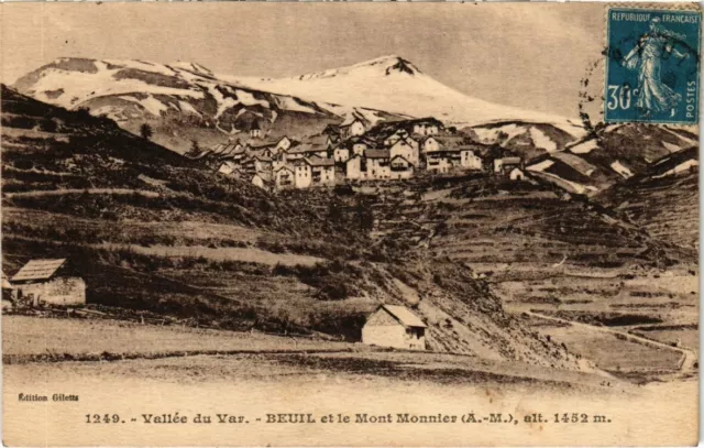 CPA Vallée du Var - BEUIL et le Mont Monnier (111156)