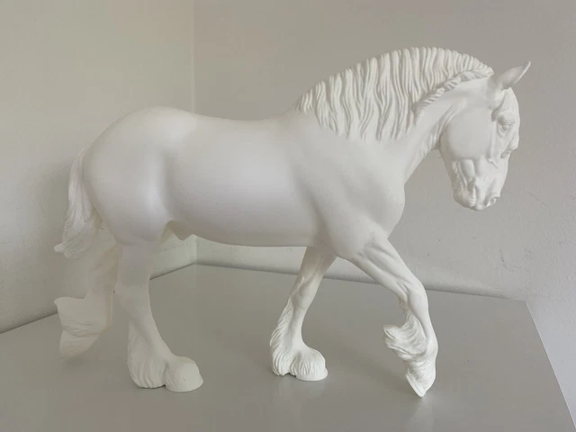 Beautiful Copper Fox Resin Model Shire Horse Winston Shire Horse UP/UP