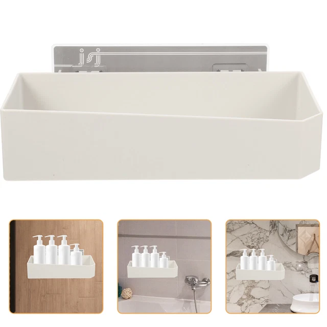 Étagère De Douche à Ventouse – Sans Perçage – Panier Mural Pour Salle De Bain – Organisateur Multi-usage