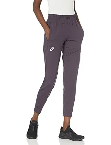 ASICS Womens Standard Thermopolis Fleece Tapered Pant, Team Steel Grey, XX-Small