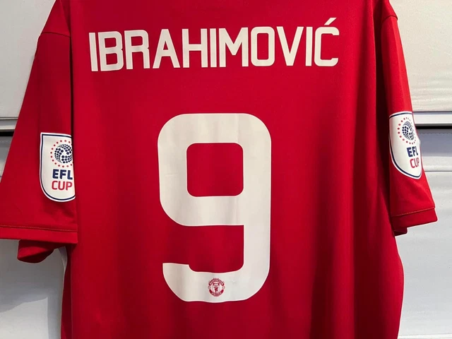 Manchester United 2016/2017 Cup Final Fussball Shirt Zlatan Ibrahimovic #9