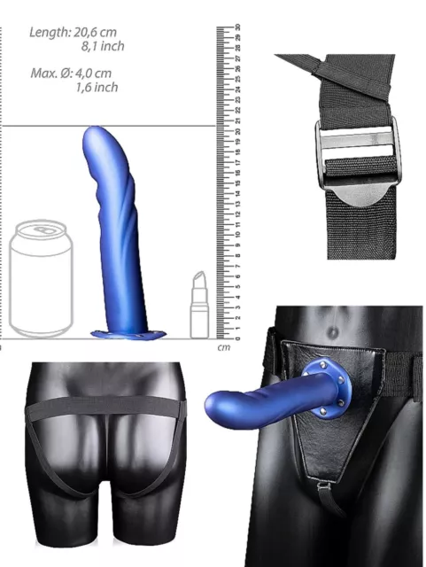 Consolador hueco portátil, estimulador del punto G, falo vaginal anal con...