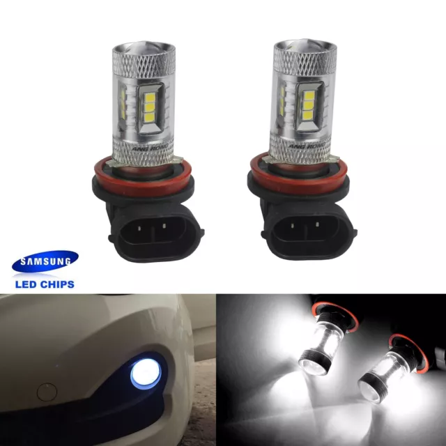 Acheter 2 pièces LED phare de voiture 20000LM H4 ampoule H1 H3 H7 H8 H9 H11  H16 9005 HB3 9006 HB4 55W antibrouillard lampe sans erreur