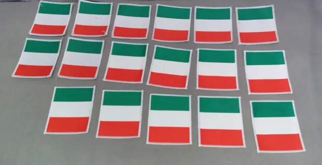 Italien Aufnäher 17 Stück, Italien Flagge Aufkleber   Y 436 2