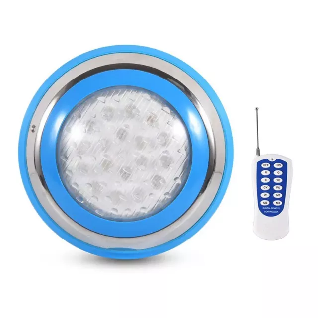 Swimming Pool Light with Remote Control 12V 45W Underwater RGB LED Lights IP68
