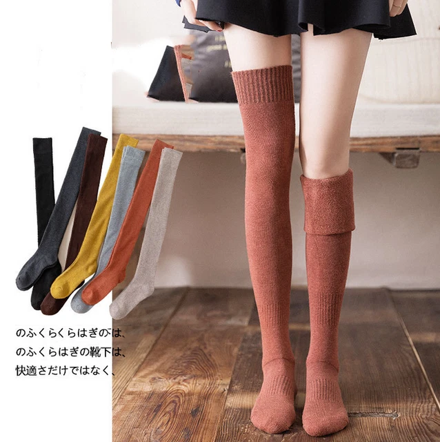 Fashion Women Soft Winter Knitted Over the Knee Long Boot Warm Thigh High Socks