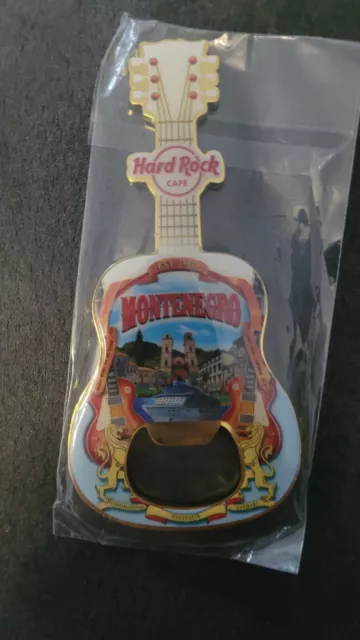 Hard Rock Cafe Bottle Magnet Opener Podgorica Montenegro Neu Selten