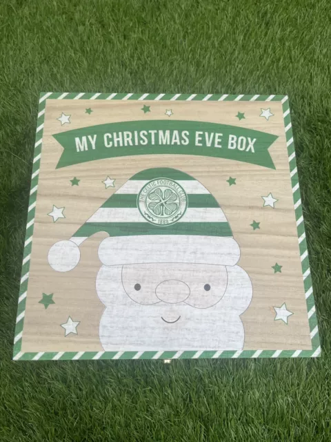 Official Celtic Football Club Kids Christmas eve wooden box