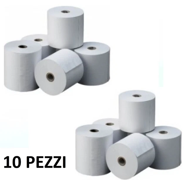 R4 2024 50 Rotoli Carta Termica Per Registratore Di Cassa - 2 1/4" X 50' - Per POS E Carta Di Credito Rotoli Carta Termica Universali - Foto 9