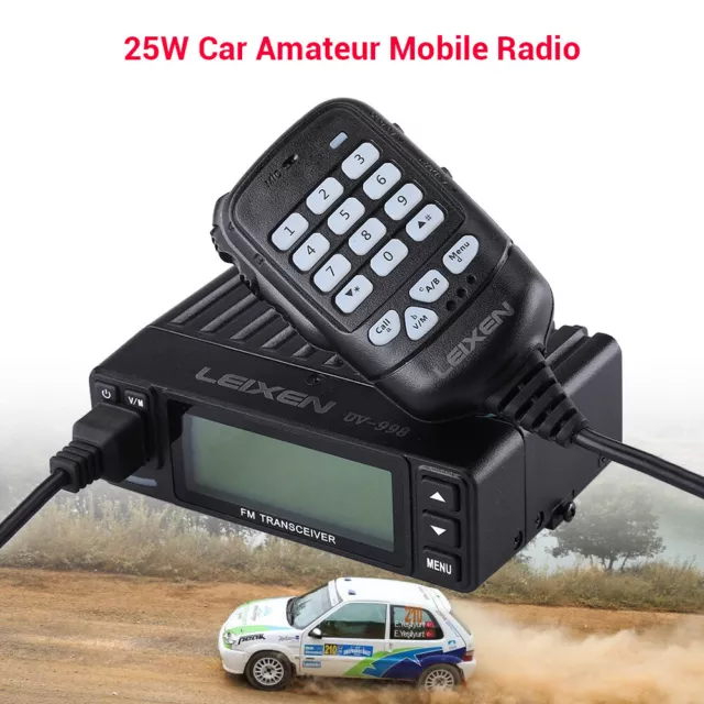 UV-998S Dual Band VHF/UHF veicolo mobile amatoriale prosciutto radio walkie strumento talkie