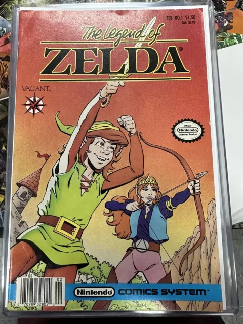The Legend of Zelda # 1 $1.50  February 1991 Volume  2 Valiant Comics Reprint
