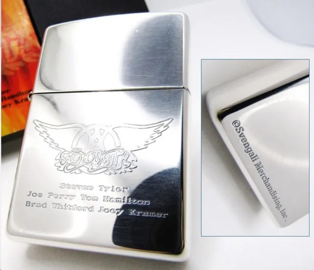 Aerosmith Logo Zippo 1998 MIB Rare