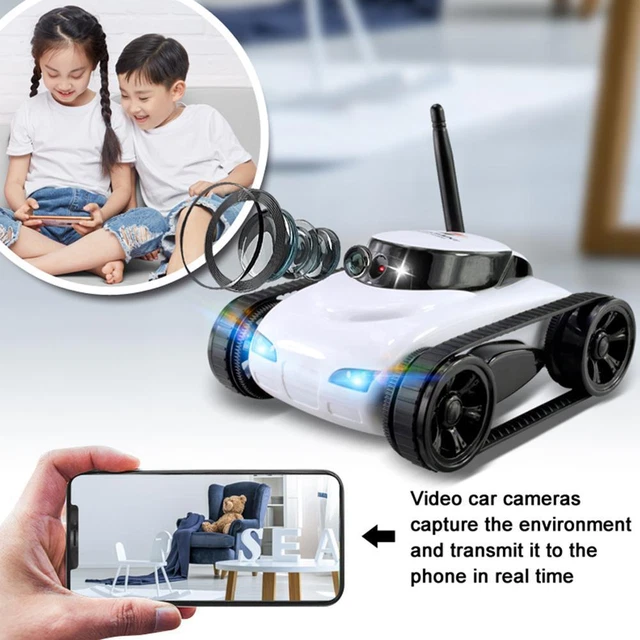 WIFI RC CAR Real-time Mini Camera Video Remote Control Robot Wireless ...