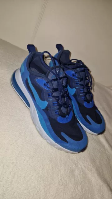 NIKE AIR MAX 270 React Blau Top Gr. 42 5 Sneaker Jogging Sport EUR 45 00 PicClick DE
