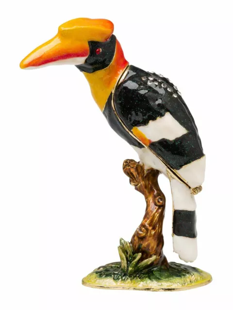 Écrin à bijoux/boîte à pilules - forme de toucan