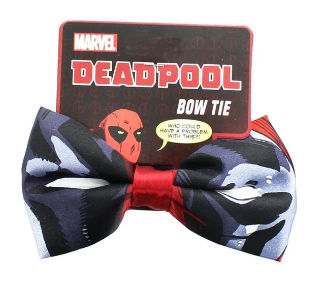 Marvel Deadpool Bow Tie - Deadpool Bowtie - Nerd Exclusive Block NEW