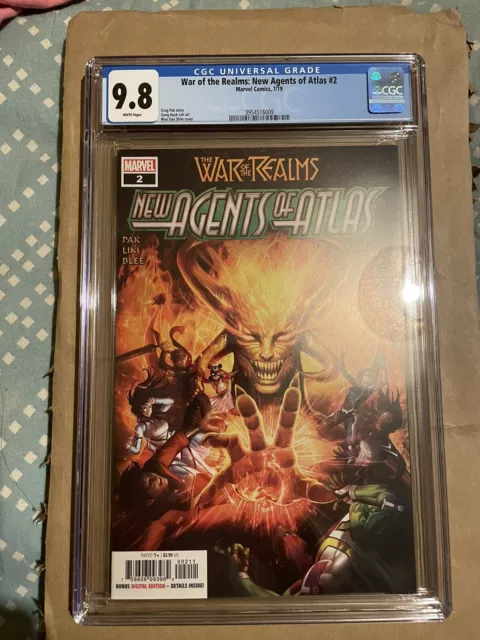 war of the realms new agents of atlas 2 1st Appearance sword master CGC 9.8